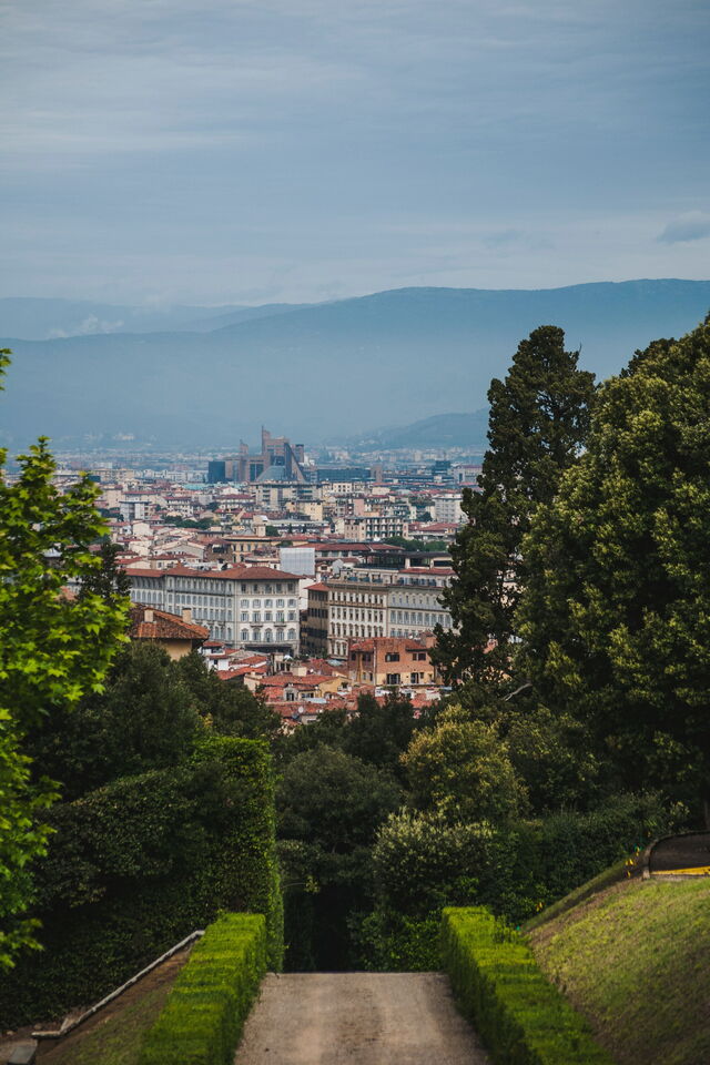 Vista desde los Jardines de Boboli