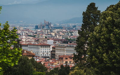 Vista desde los Jardines de Boboli
