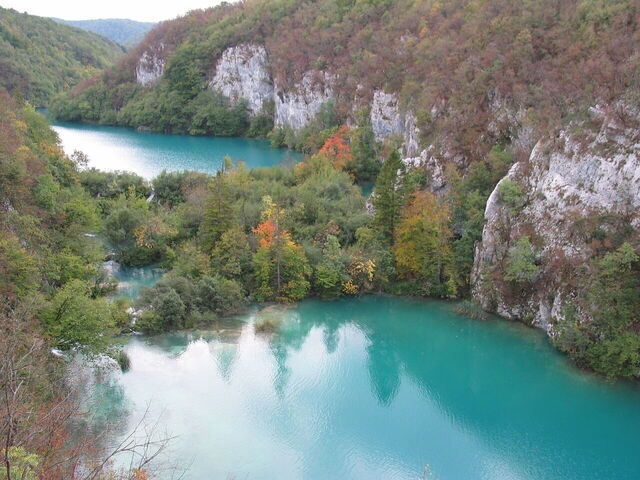 Lagos de Plitvice en otoño