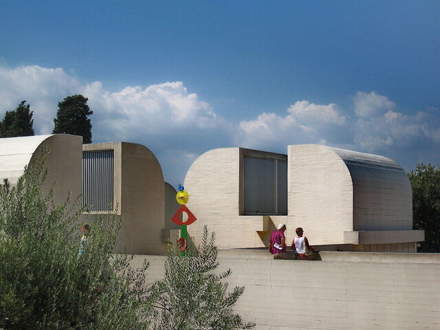 Fundación Joan Miró, terraza