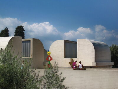 Fundación Joan Miró, terraza