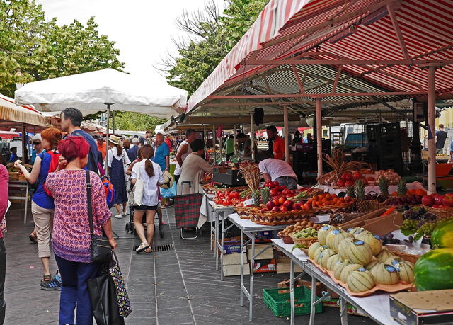 Cours Saleya, mercado
