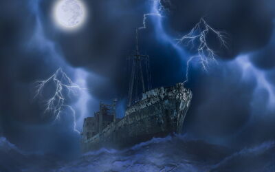 Un naufragio espeluznante