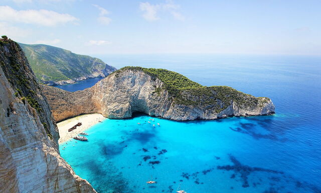 El famoso naufragio de Zakynthos