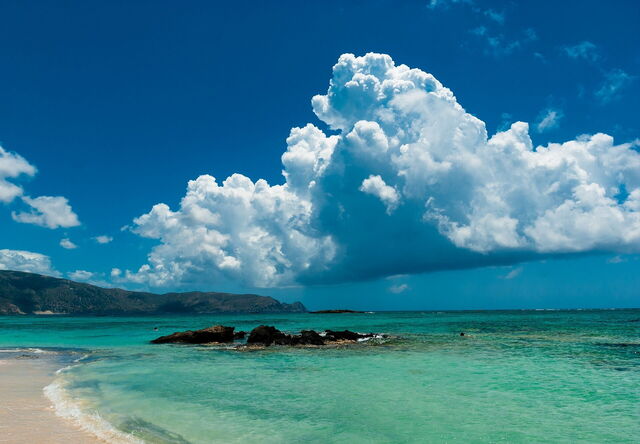 Playa Elafonisi, rocas