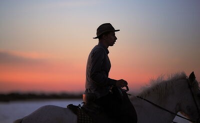 Vaquero en Camargue