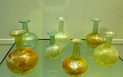 Botellas de vidrio, Museo del Vidrio Antiguo