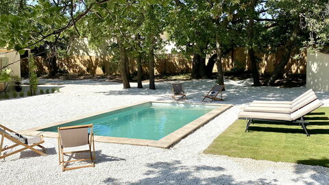 Villa Les Poulivets, jardín