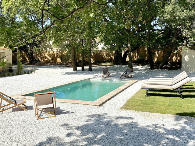 Villa Les Poulivets, jardín