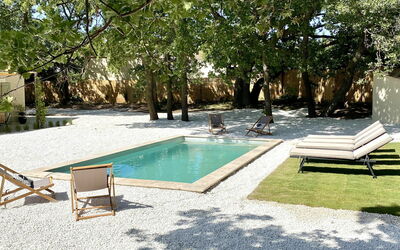 Villa Les Poulivets, jardín