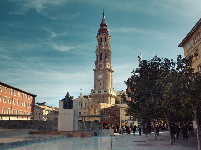 Catedral del Salvador de Zaragoza, España