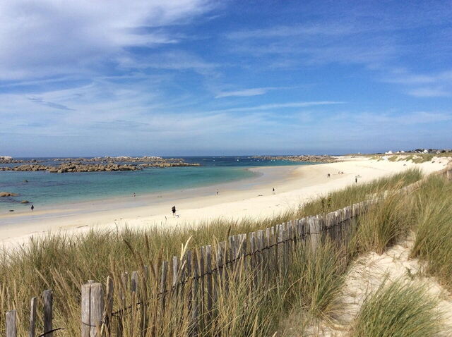 Una playa en Finistère