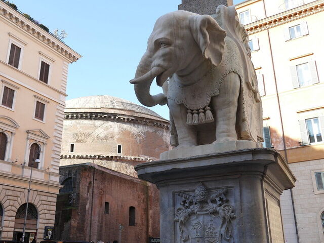 El elefante y el obelisco de Bernini