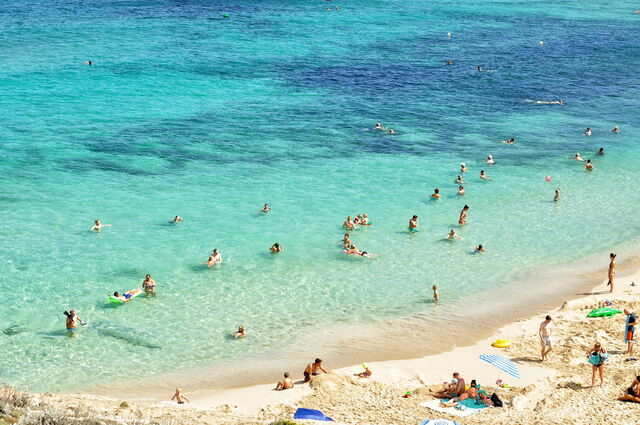 Una playa en Mallorca