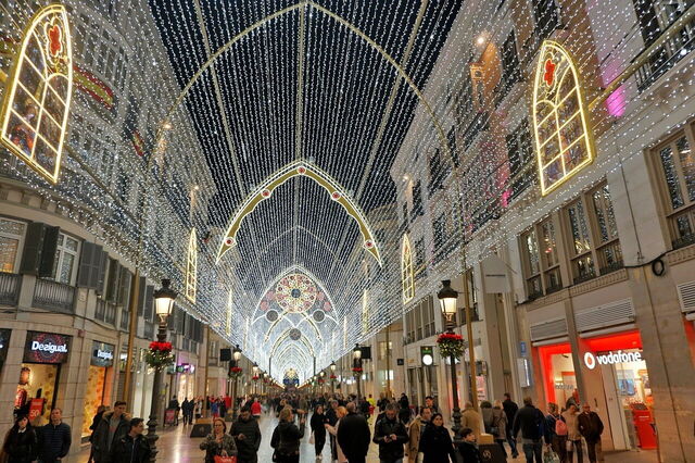 Málaga en Navidades