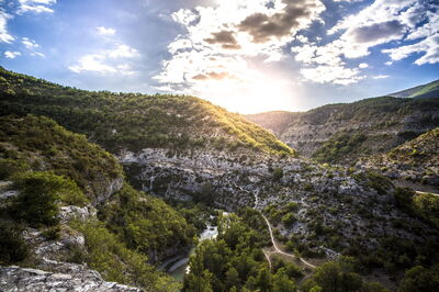 Vista sobre la Garganta de Verdon