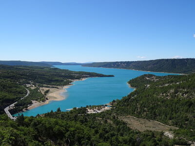 Garganta de Verdon, lago