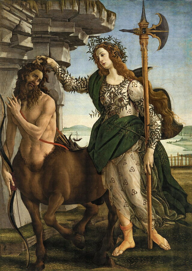 Pallas y el Centauro