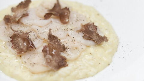 Un plato de trufa