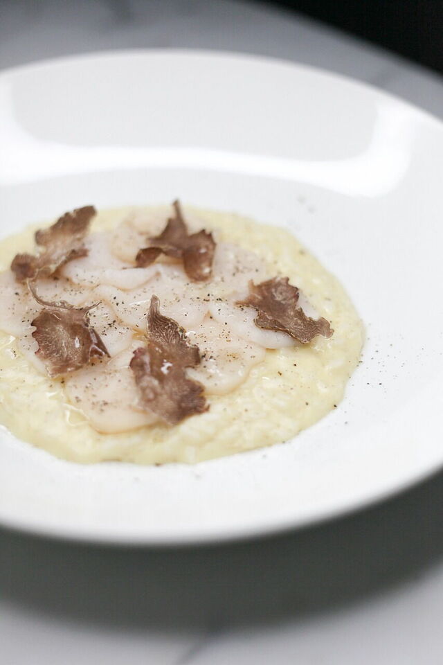 Un plato de trufa