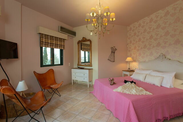 Villa Hersonissos, dormitorio