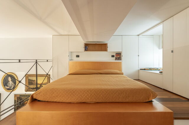 Portello Square Lux Apartment Genova, dormitorio