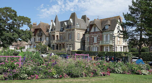 Cabourg, casas