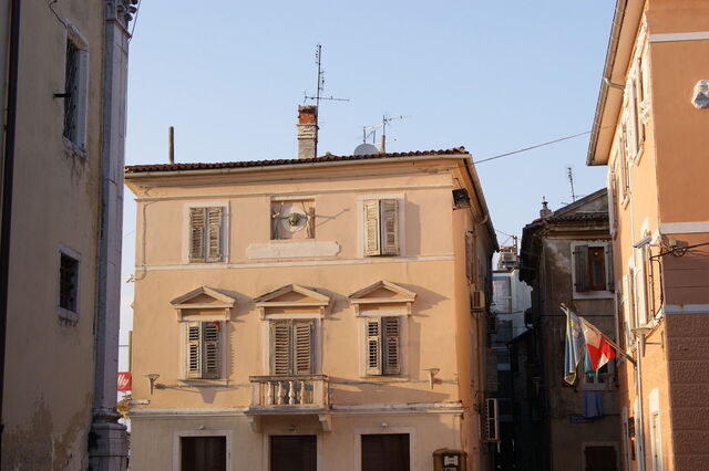 Calles del casco antiguo de Umag
