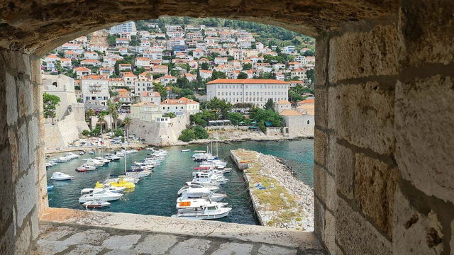 El puerto deportivo de Dubrovnik