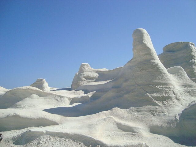 Playa Sarakiniko, paisaje