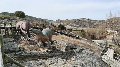 Algunos dinosaurios en Enciso