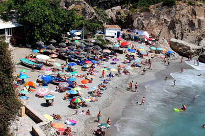 Playa en Nerja
