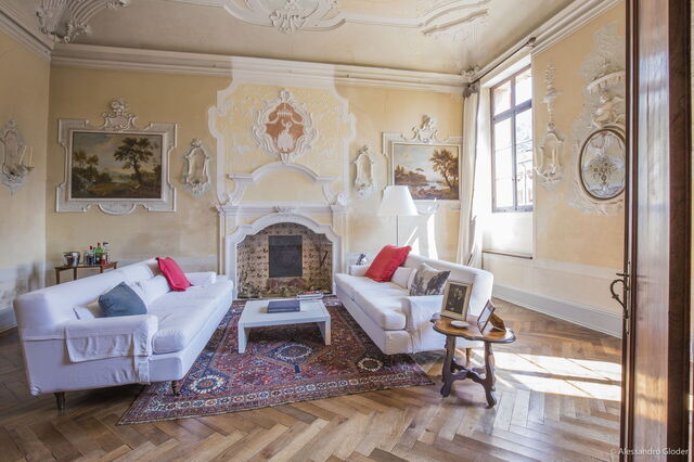 Un salón en Villa Jasmine