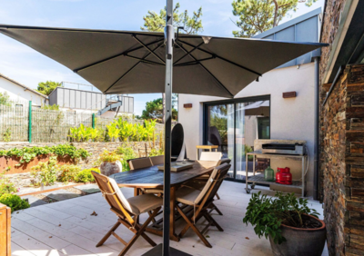 Indigo-vue Mer, aire libre