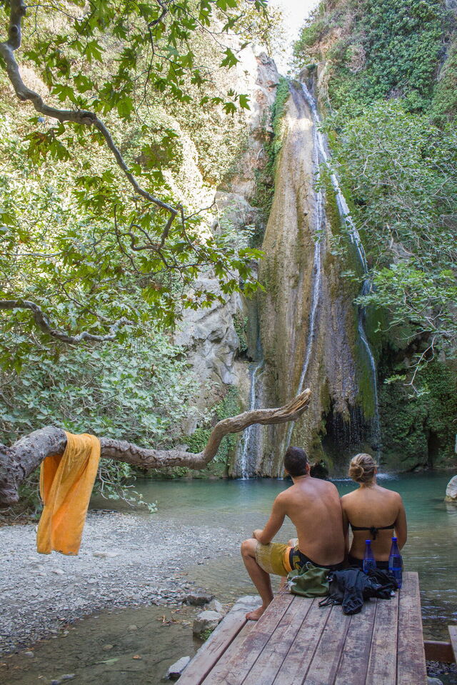 Garganta de Richtis, Cascada