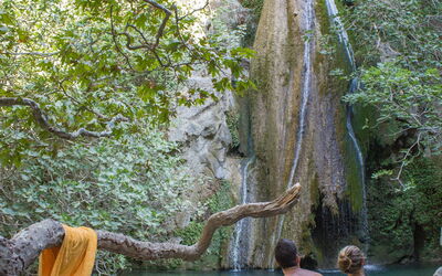 Garganta de Richtis, Cascada