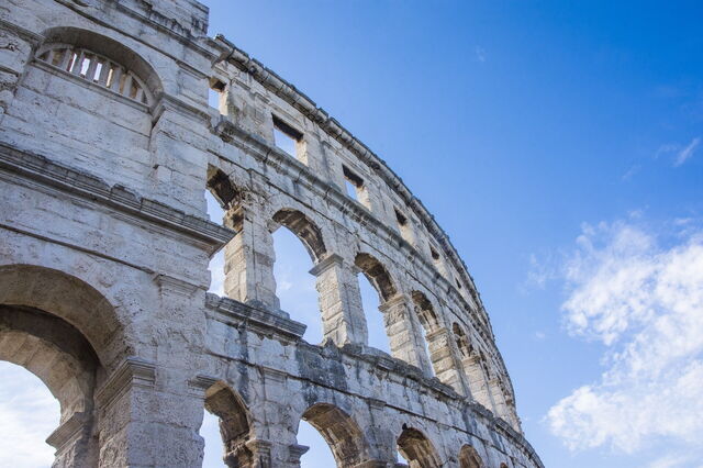 Arena de Pula, detalle