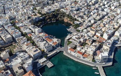 Vista sobre el lago Voulimeni