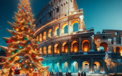 Representación artística de la Navidad en Roma