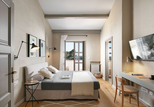 Clemátide, dormitorio