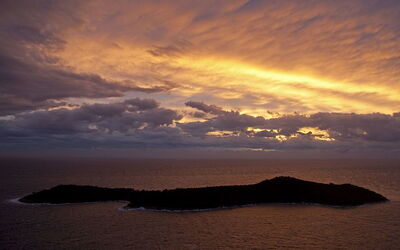 Lokrum, puesta de sol