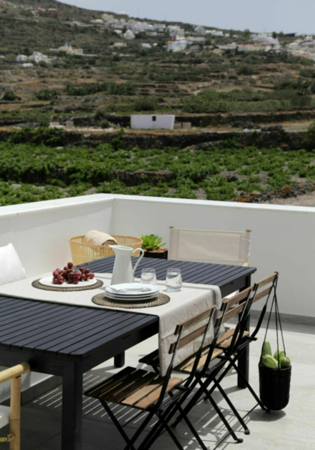 Oia, Santorini 1, terraza al aire libre