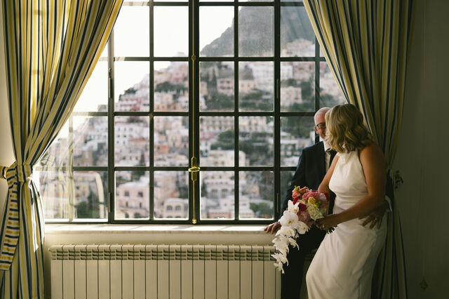 Pareja de novios, Costa Amalfitana