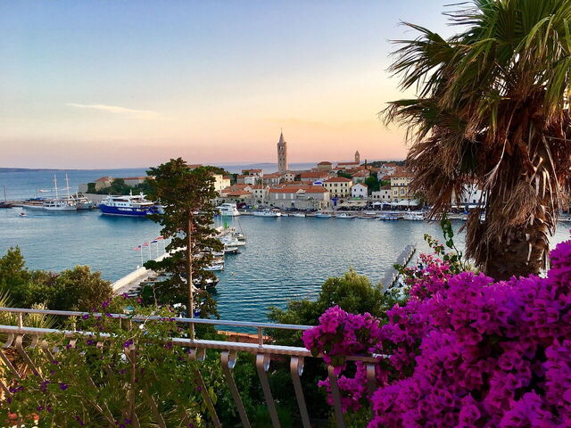 Vista sobre Rab