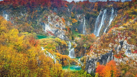 Parque Nacional de Plitvice, Croacia, Noviembre