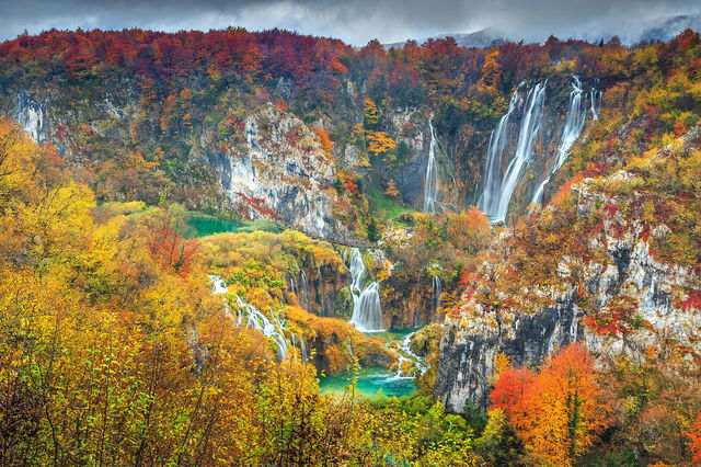 Parque Nacional de Plitvice, Croacia, Noviembre