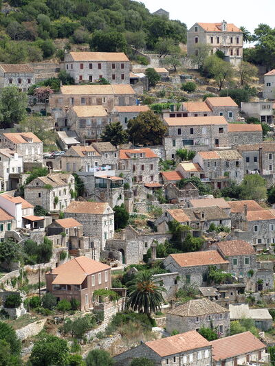 Pueblo en Lastovo