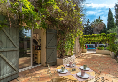 Les Pivoines, jardín