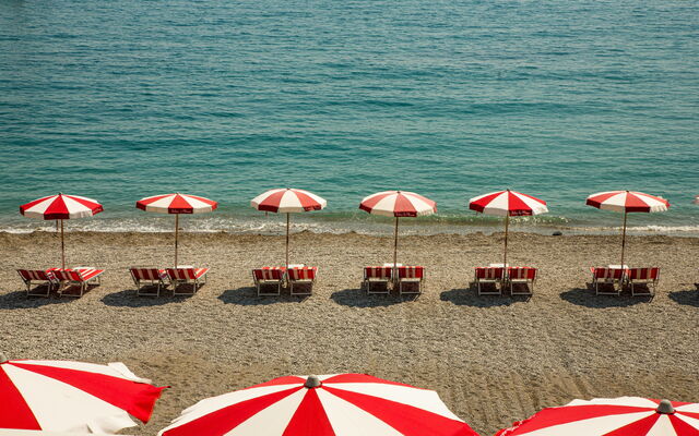 En la playa en Italia