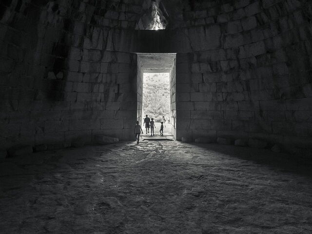 Tesoro de Atreus, interior